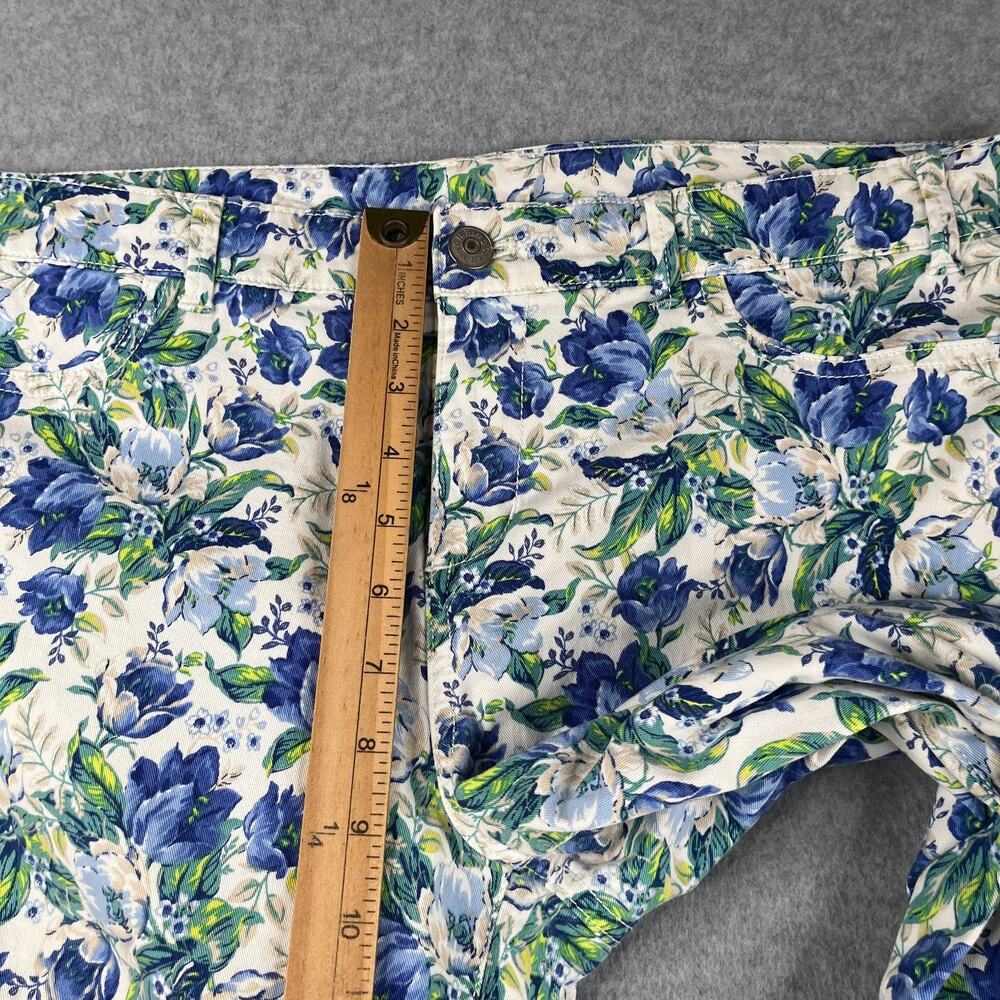 GH Bass CO Jeans Womens Floral Print Casual Size 16 - Picture 5 of 8